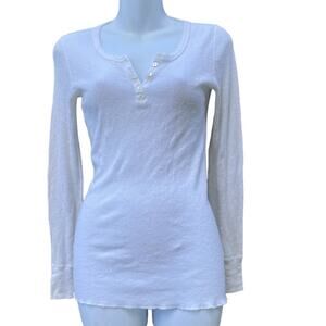 Michael Stars The Original Tee 100% American thermal Henley